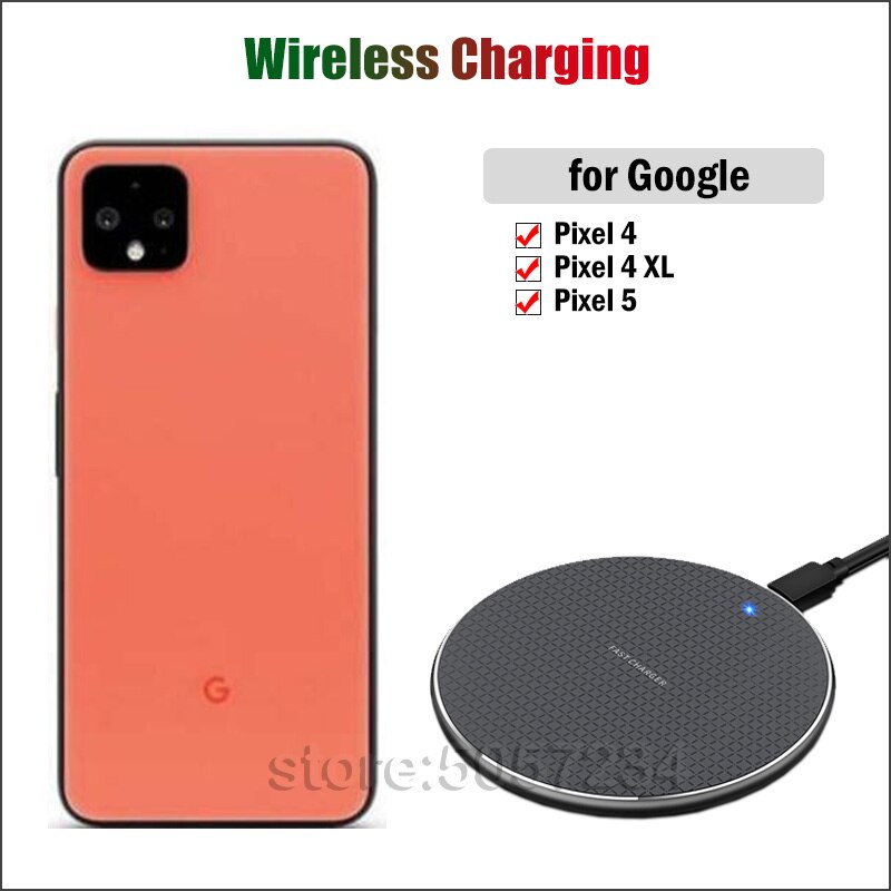 10W Fast Wireless Charging for Google Pixel 5 4 XL 4XL Qi Wireless Charger