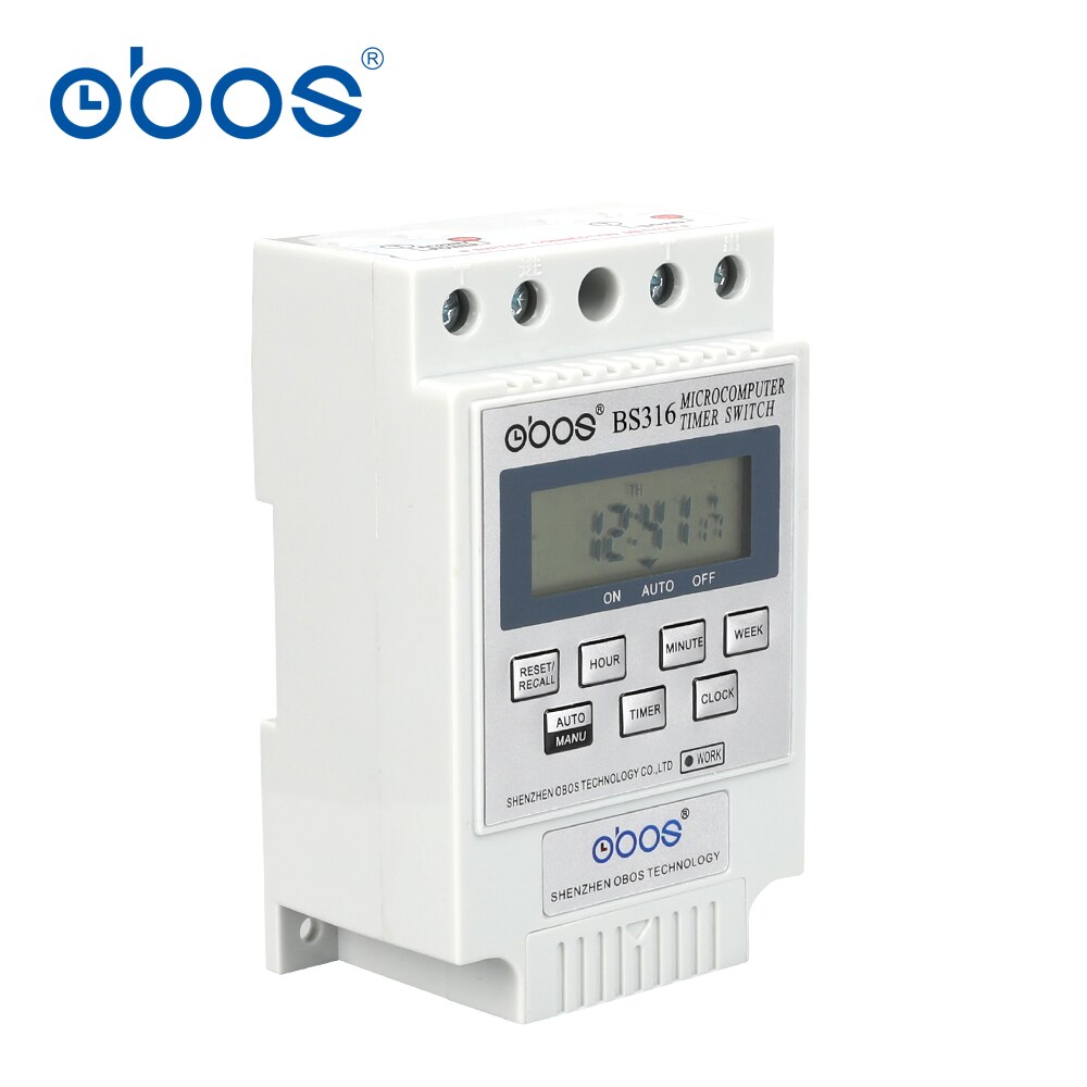 Timer digital programável branco bonito, temporizador eletrônico 220v com 10 vezes liga/desliga, faixa de tempo 1min-220 h