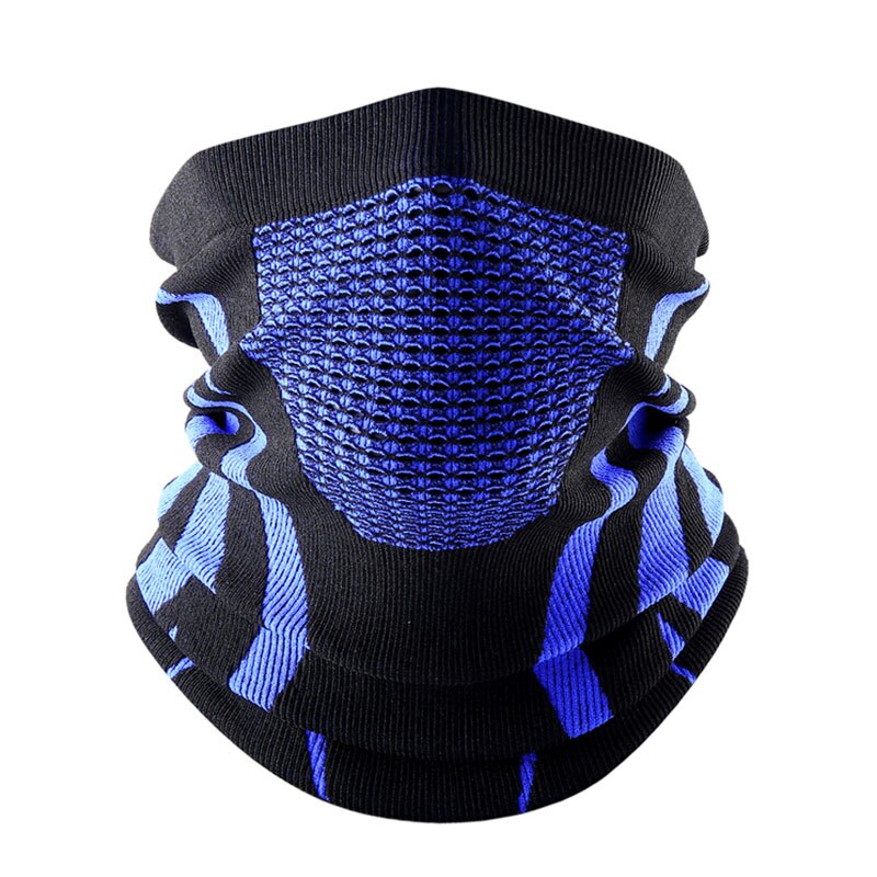 Winter Thermal Face Bandana Mask Cover Neck Warmer Gaiter Bicycle Cycling Ski Tube Scarf Hiking Breathable Masks Print Women Men: C