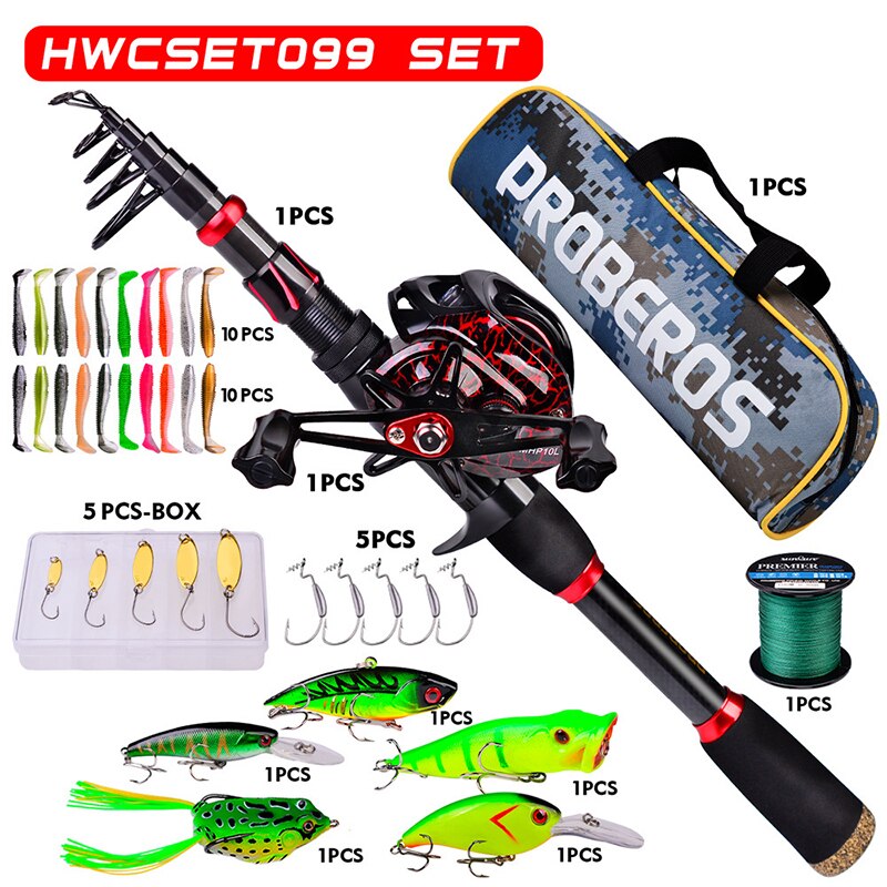 Canne a peche carbonne peche a la carpe article de pêche ensemble casting canne et moulinet canne a peche enfant Canne à pêche Casting télescopique ultralégère Portable, Combo de pêche à la truite et à la mouche