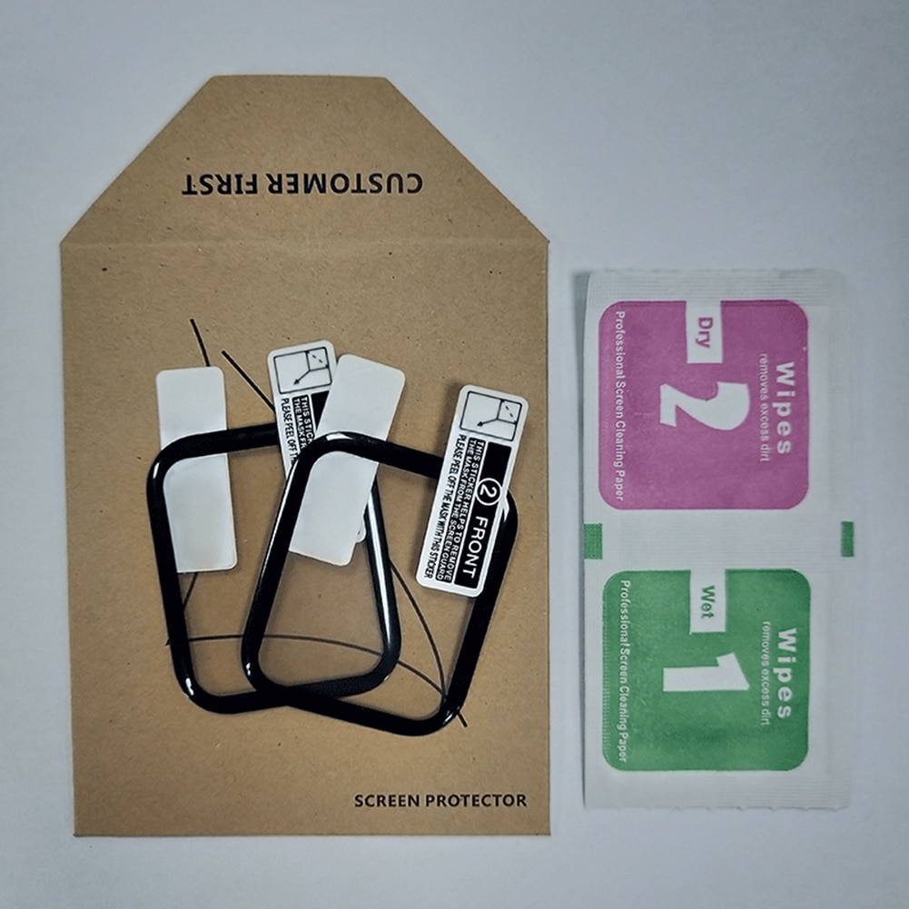 2 Stuks Guard Anti Scratch Slijtvast Volledige Dekking Glas Film Vervanging Hd Beschermende Horloge Screen Protector Voor Xiaomi