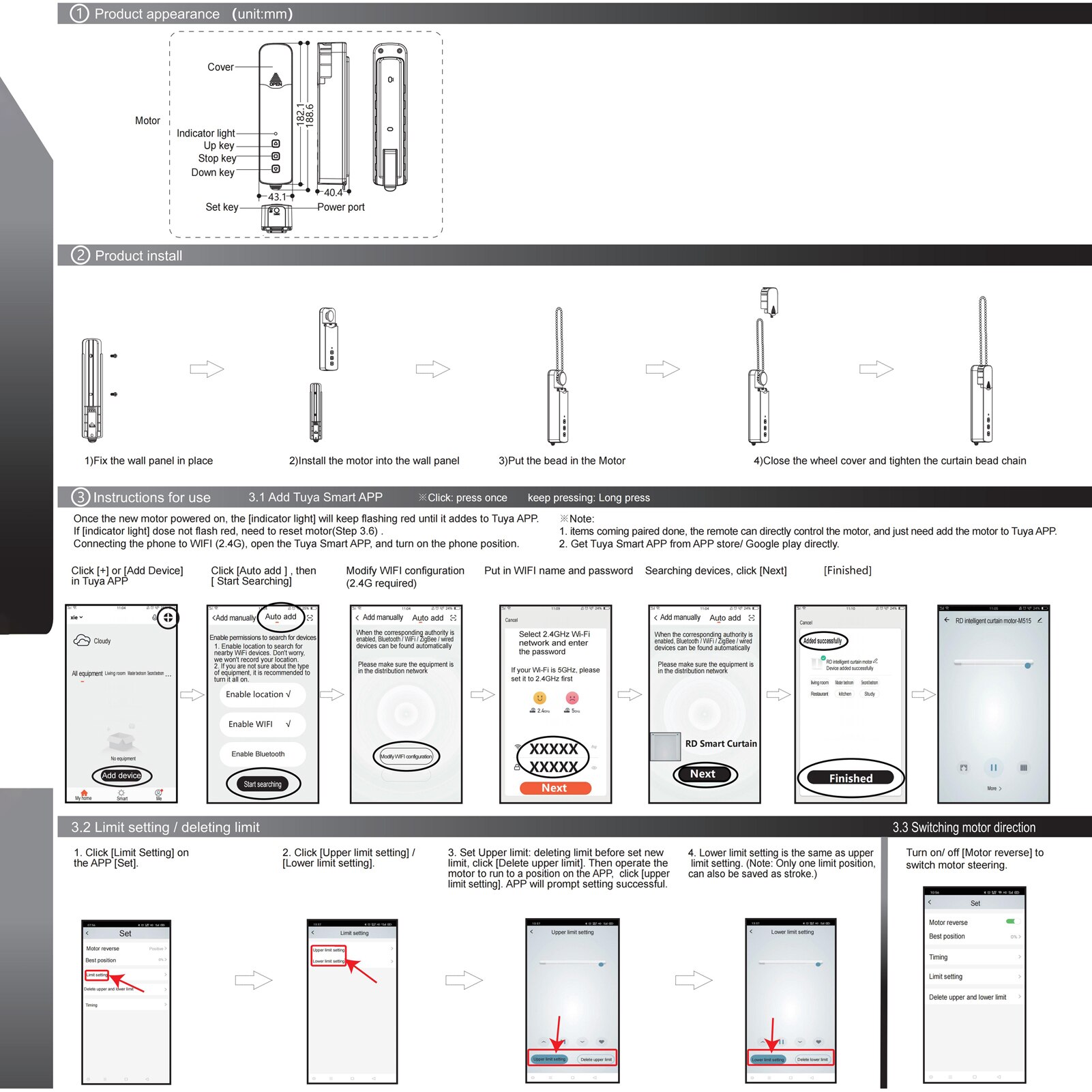 Tuya Wifi Gordijn Motor Intelligente Home Elektrische Gordijn Motoren App Controle Voice Control Rustig Met Alexa Google Thuis