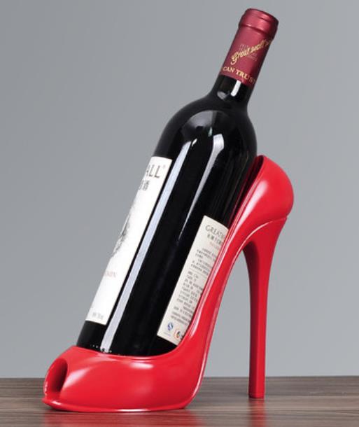 Champagne Wijn Fles Houder Hoge Hak Schoen Stijlvolle Rek Mand Accessoires Voor Thuis Bar Accessoires Thuis Bars Keuken Rack
