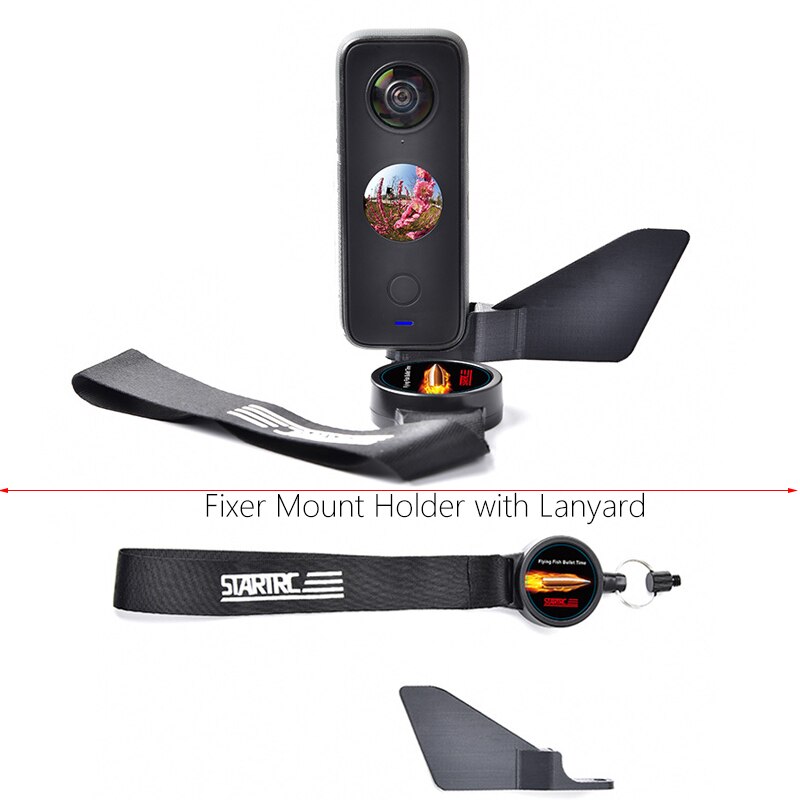 Futerał silikonowy pokrowiec ochronny obudowa ochronna pyłoszczelna czapka futerał do przechowywania folia ekranowa uchwyt do Insta360 One X2 X akcesoria: Desktop Mount Holder