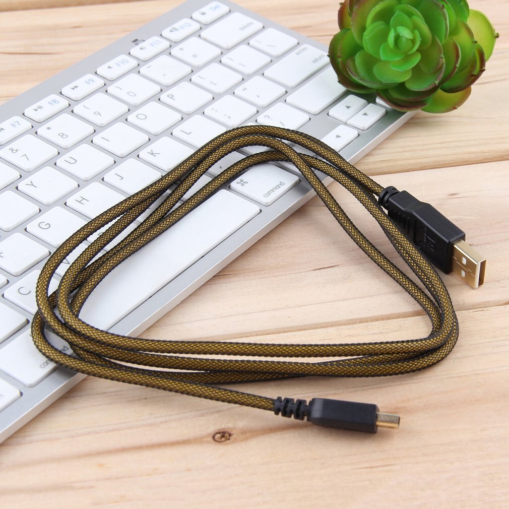 USB Data Cable for 3DS XL Sync Power Charger Charging Cord Cable for 3DS/3DSXL/2DS Gold Plated Charging Cable Nintendo