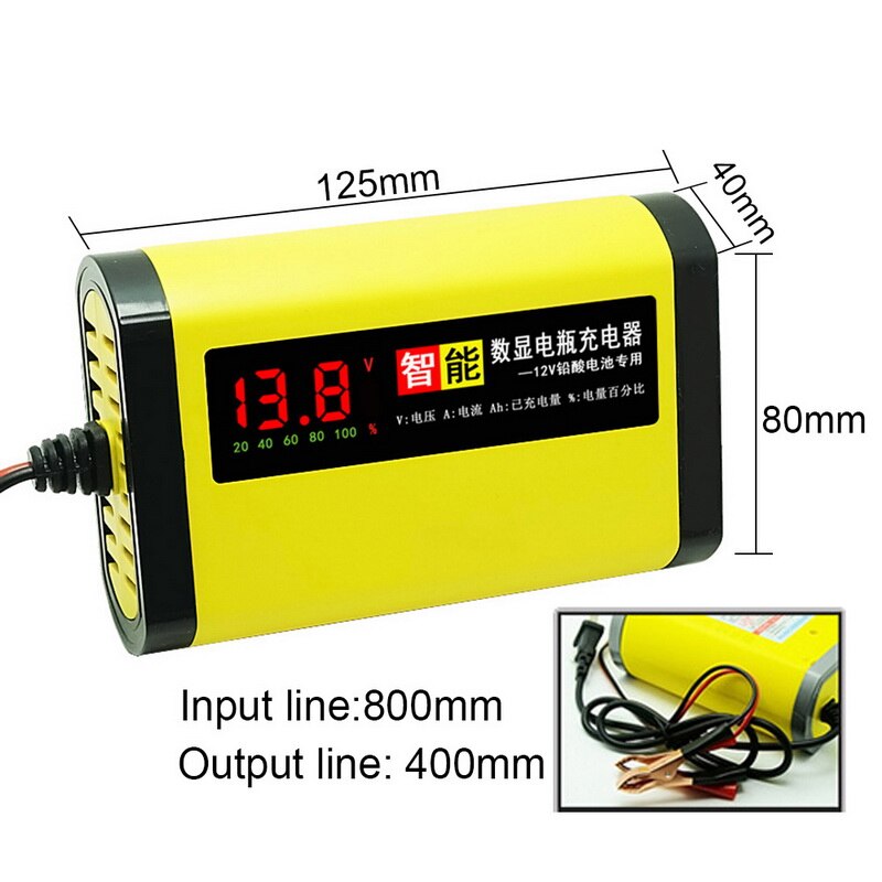 Auto Batterie Ladegerät Tragbare Batterie Betreuer Für Auto Boot Rasenmäher Versiegelt Blei Säure Batterie