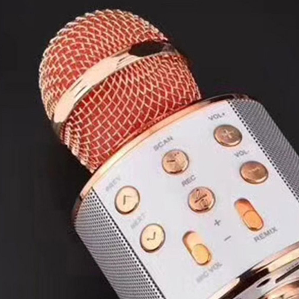 Wireless Condenser Microphone Audio Machine Portable National Karaoke Microphone Mobile Phone Karaoke