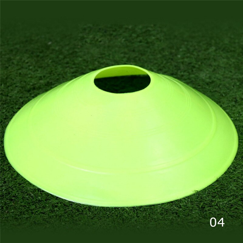 10 st/set koner markörskivor 20cm fotboll fotboll träning lag sporttillbehör fotboll underhållningsutrustning 4 färger: Grön