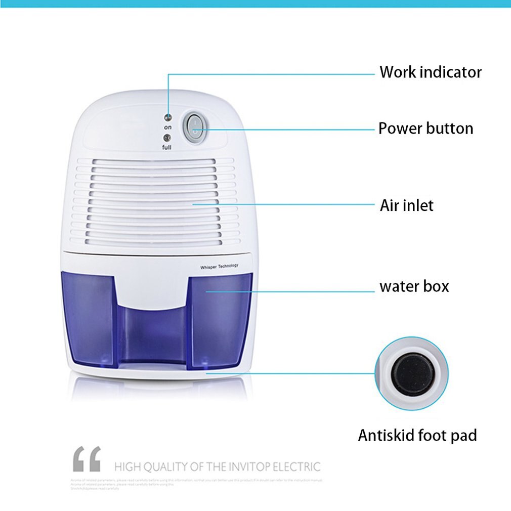 Semiconductor Dehumidifier Mini Portable Home Air Dryer Machine Desiccant Moisture Absorber Cabinet Dehumidifier