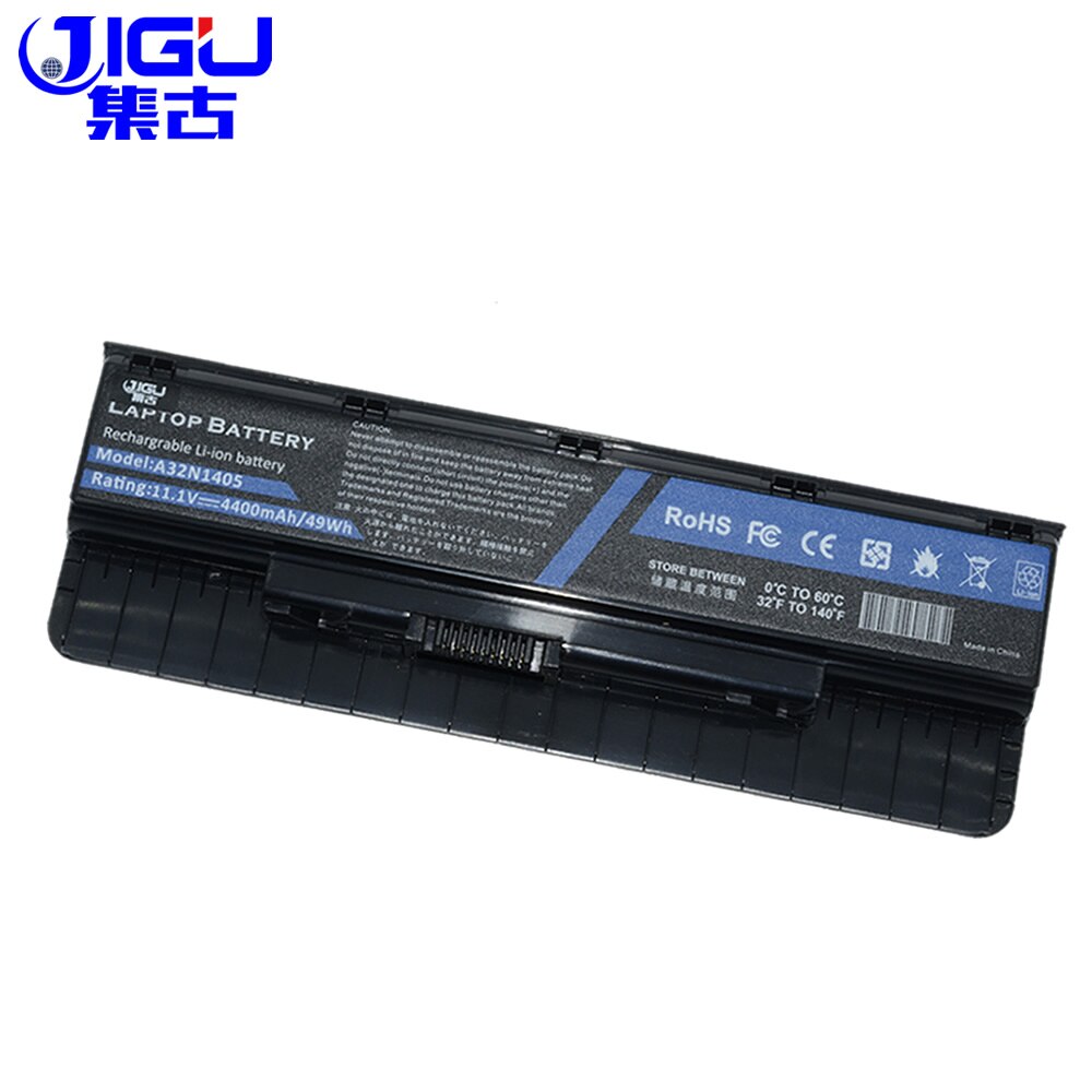 JIGU 6CELLS Laptop Battery A32LI9H A32N1405 A32N14O5 For ASUS G551 G551J G551JK G551JM G551JW G58JM G771 N751JK N551VW N751