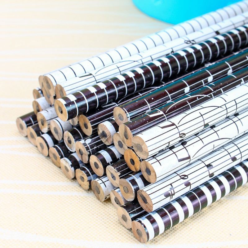 36 stk musiknote blyant 2b standard runde blyanter klaver noter skrive tegne værktøj papirvarer skole elevartikler