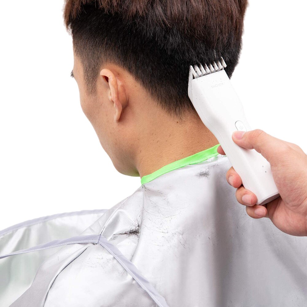 Vikbar hårklippande cape vattentät paraply cape salong frisörkappa frisörverktyg hålla håret borta från kläder och golv