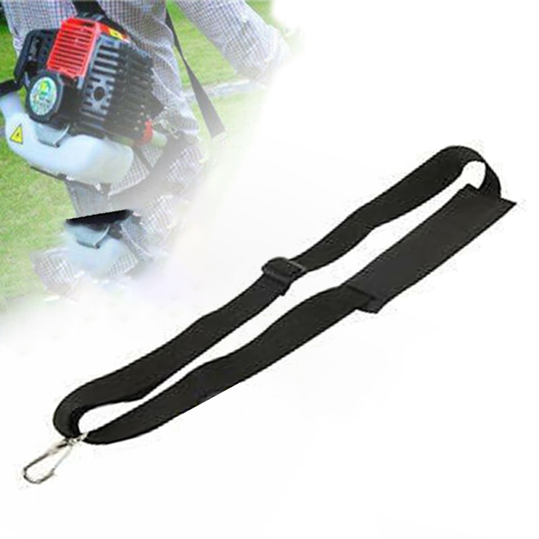 1pc Convenient Strimmer Shoulder Harness Strap For Brush Cutter Trimmer Adjustable Strap Garden With Carry Hook