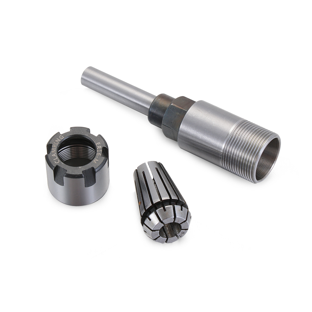 Milling Cutter Extension Rod 1/4" 8mm 1/2" Shank ER Collet Chucks Hard Alloy Router Bit End Mills Collet Tweezer For Woodworking