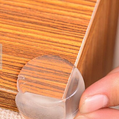 12pcs Child Baby Safety Silicone Protector Table Corner Transparent Children Anticollision Edge Protection Corner Guards: Default Title