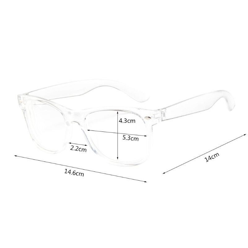 Afgewerkt Bijziend Bijziendheid Bril Transparant Clear Full-Rand Brillen Eyewear Vrouwen Mannen-1-1.5-2- 2.5-3-3.5-4