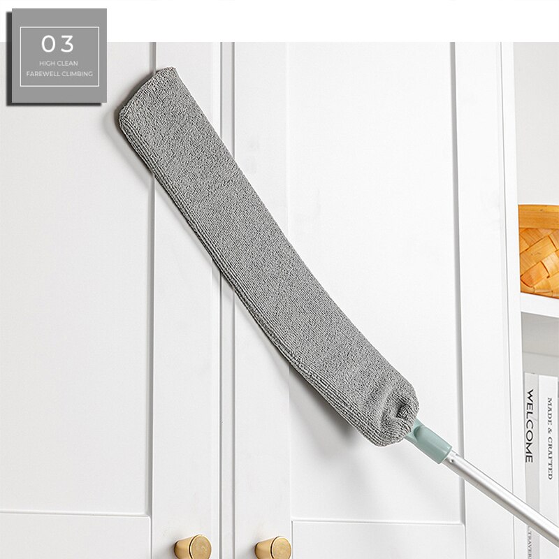 Long Crevice Dust Brush Telescopic Microfiber Dust Mites Cleaning Tools Artifact Cleaning Dust Household Cleaning Windows Duster