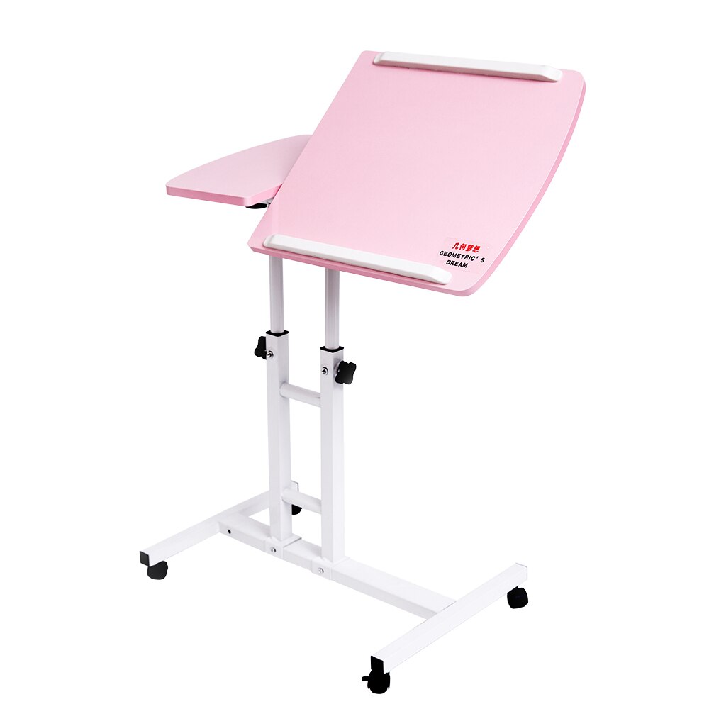 Foldable Computer Table 64*40CM Adjustable Portable Laptop Desk Rotate Laptop Bed Table Can be Lifted Standing Desk