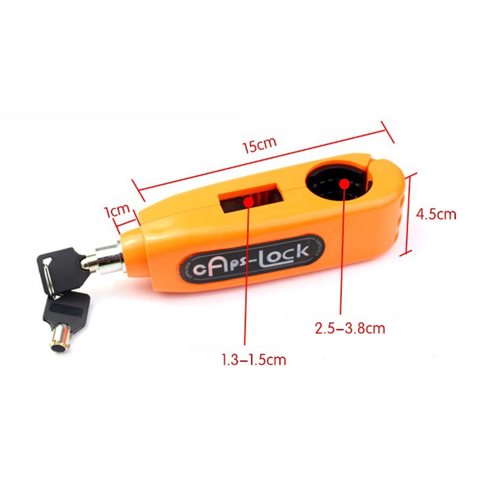 Universal Motorcycle Lock Scooter Handlebar Safety Lock Brake Throttle Grip Anti Theft Protection Security Locks