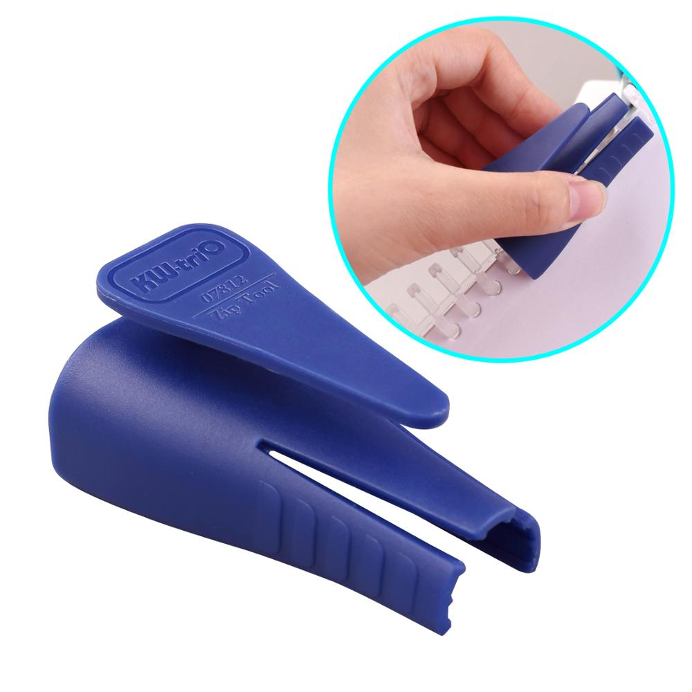 1pc Portable Plastic Binder Ring Opener Lightweight for Loose Leaf Binders Binding Spines Combs Opening and Closing For office: Opener