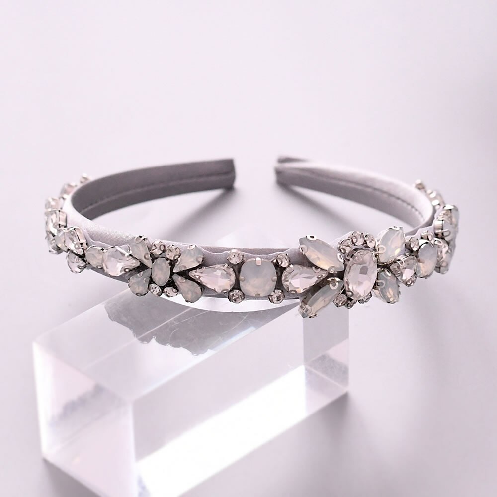 Luxury Rhinestones Royal Princess Crown Bridal Tiaras Crown Pageant Crowns Bride Headbands Wedding Hair Jewelry SCS384FG