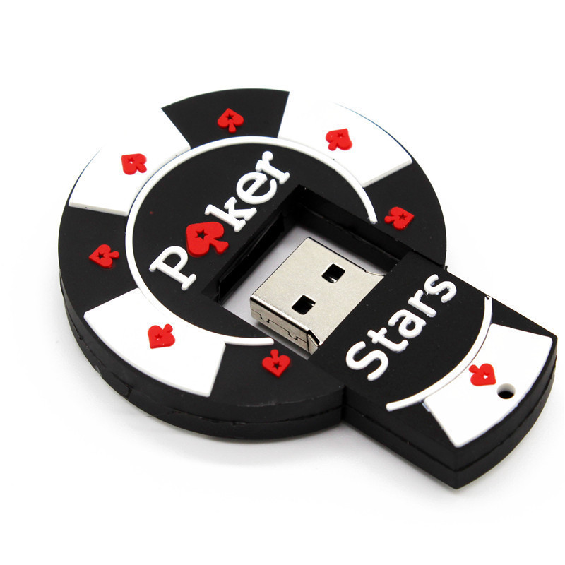 Bargaining Chip Shaped pok star pen drive 4GB 8GB 16GB 32GB USB Flash drive