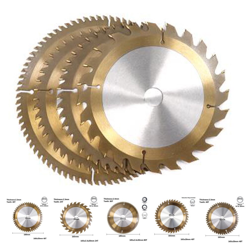 24/40/48/80T tarcza robić rzeźbienia w drewnie tarcza tarczowa 160/165/185mm frez metalowy plastik robić szlifierki kątowej metalowa tarcza tnąca