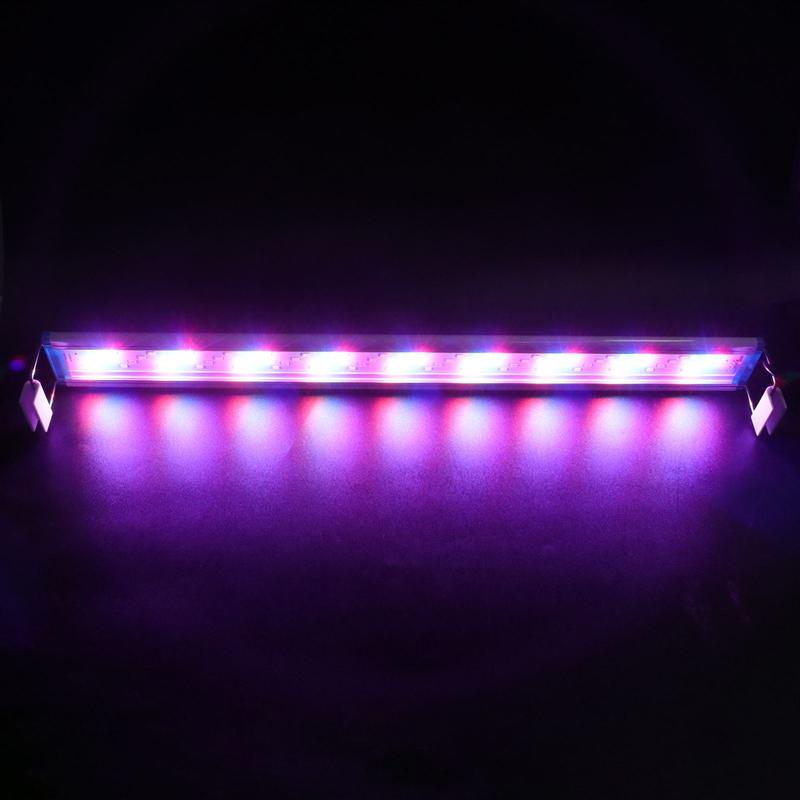 1pc Aquarium Lighting Fish Tank LED Light Color Change Landscaping Light Clamp Style Aquarium Light (EU Plug)