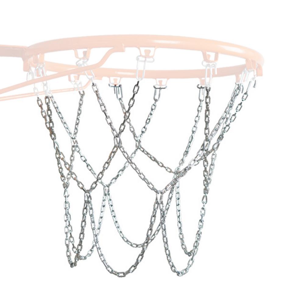 Basketbal Netto Vervanging Heavy Duty Rvs Basketbal Netten Met 12 Haken Voor Meest Standaard Hoops Inclusief Wondeful: Rood