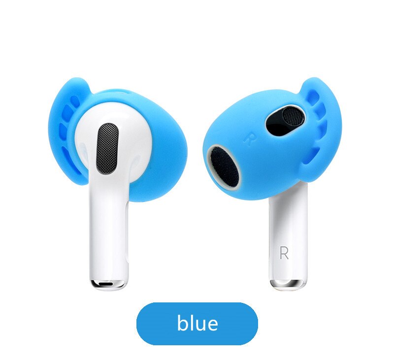 )för airpods 3 öronskydd öronkrokar antislip vingar öronskydd greppspetsar hörlurstillbehör för apple airpods 3rd generation: Blå