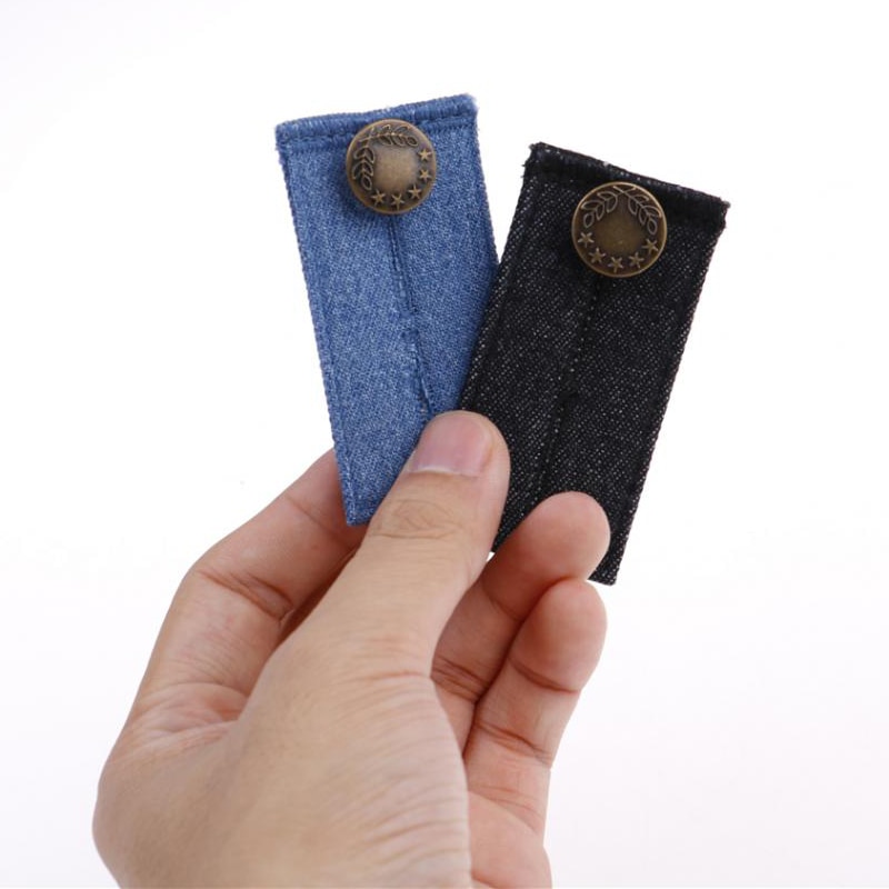 Trousers Waist Expanders Skirt Jeans Elastic Waistband Button Extender Belt Extension Buckle For Clothes Pants DIY Sewing Suppli