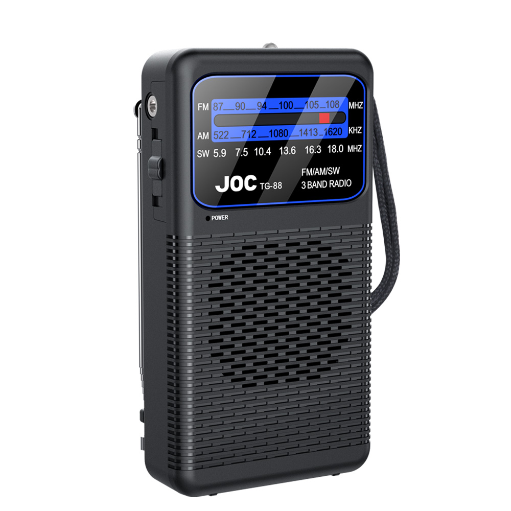 Portable FM AM SW Radio Emergency Pocket Radio Bat... – Grandado
