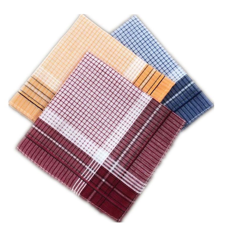 Zakdoeken Multicolor Plaid Streep Pocket Pleinen Business Borst Handdoek Pocket Hanky Polyester Dames Zakdoek 29*29cm