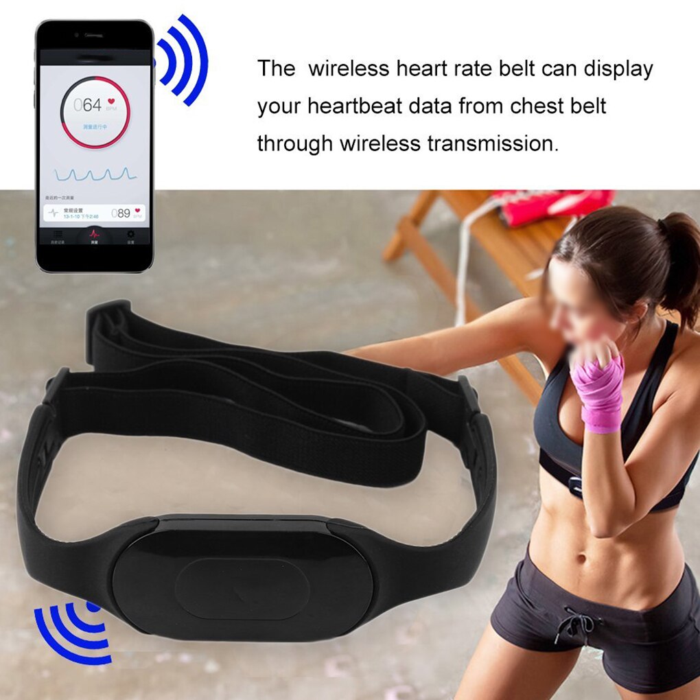 Gym Fitness Bluetooth 4.0 Heart Rate Monitor Wireless Heart Rate Sensor Wireless Heart Beat Belt
