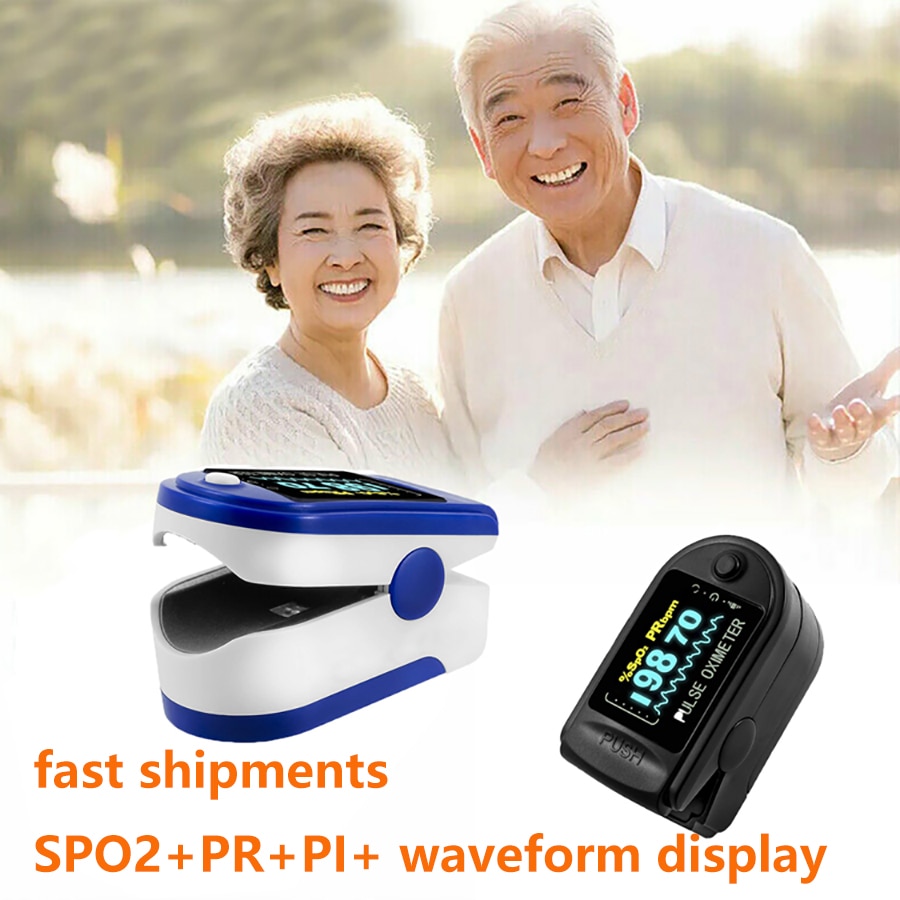 Fingertip Oximeter Oximetro Dedo Spo2 PR Blood Pressure Pulse Heart Rate Monitor Elderly Physical Care Inventory