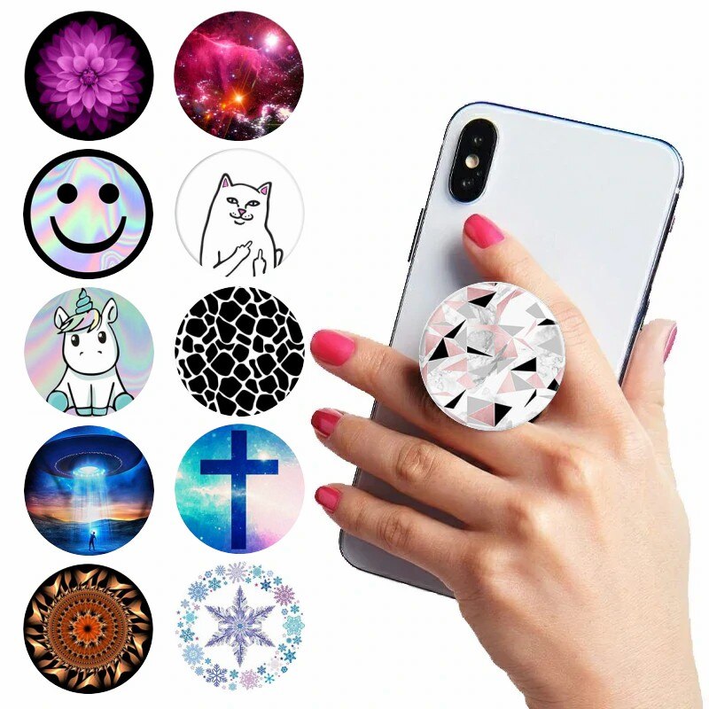 Попсокет für Handys Ringe Halter Telefon Popping Zubehör Smartphone Finger Ring Tasche Buchse Ausbau Stehen und Grip
