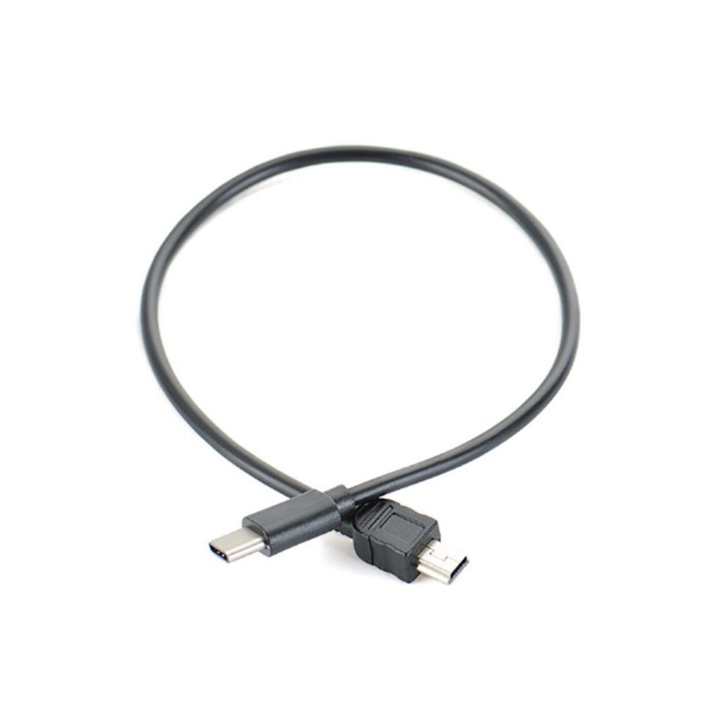 30CM Portable Size Mini USB 5PIN Male to USB-C 3.1 Type C Male Data Adapter Cable Cord Converter Cable for Laptop