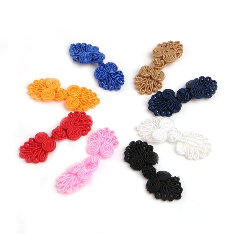 10 paren/pak Kralen Chinese Kikker Sluiting Knoppen Knoop Sluiting Naaien Handgemaakte Craft W215