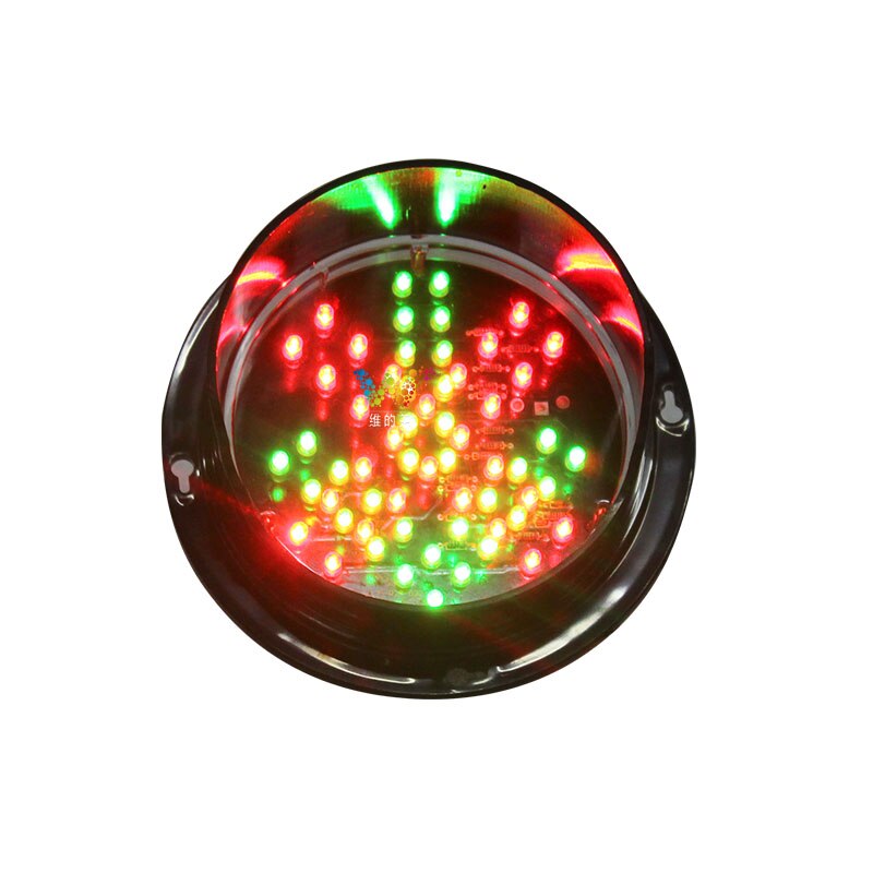 WDM 125mm 12 v Verkeer Rood Kruis Groene Pijl Auto Wassen Signaal Stop Gaan Licht
