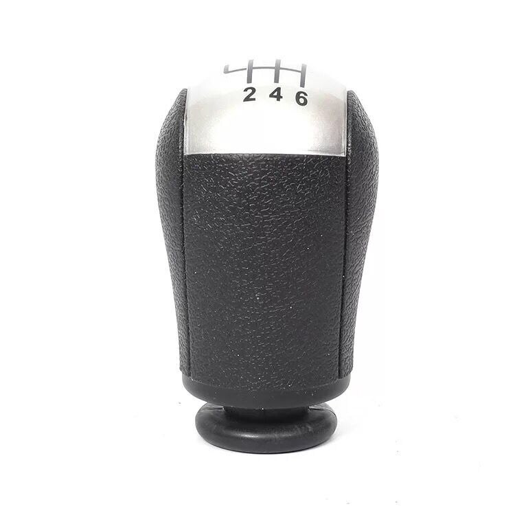 5/6 geschwindigkeit MT Auto Schaltknauf für Ford Fokus Mustang Galaxis Fest MK6 Mondeo MK3 S-MAX C-MAX Handball Zubehör: 6 Silber-