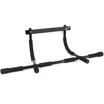 Barra de tracción para interiores, equipo de Fitness para gimnasio en casa, ejercicio, desmontable, multifunción, deportiva, Barra Horizontal Dominadas: Black