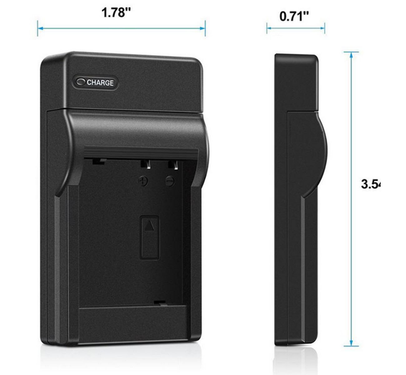 Battery Charger for Casio Exilim EX-S5, EX-S6, EX-S7, EX-S8, EX-S9, EX-ZS5, EX-ZS6, EX-ZS50, EX-ZS100, EX-ZS150 Digital Camera