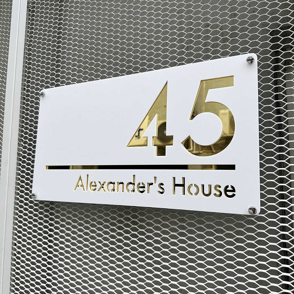External Numbers Large external house numbers, personalized modern ... – Grandado