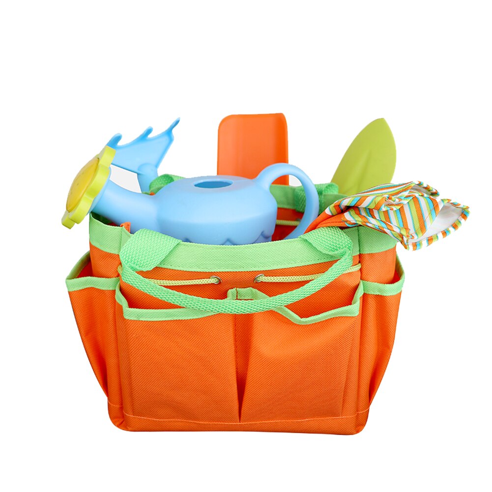 8Stck Kind Gartenarbeit Werkzeuge draussen einstellen Mit Schaufel Egge Gießkanne Schaufel Rechen Kelle Bausatz Pädagogische Blöcke Für Jungen freundlicher