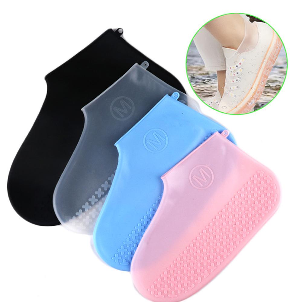 2019 nuovo copriscarpe impermeabile in Silicone da esterno antipioggia escursionismo antiscivolo 4 colori