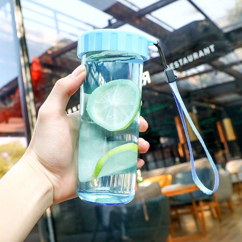 Spray Sport Draagbare Waterfles Met Touw Lekvrije Duurzaam Drinkware Outdoor Sport Flessen BPA Plastic