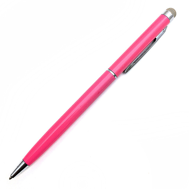 2 sztuk/partia klip projekt 2 w 1 uniwersalny rysik miękkie tkaniny głowy dla Ipad Iphone Tablet trwałe pojemnościowy ołówek...: Hot Pink