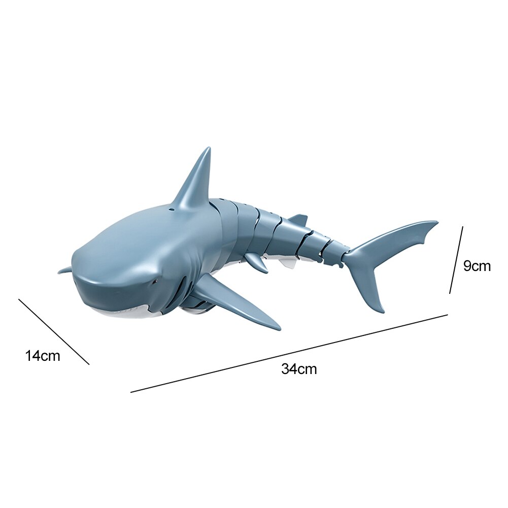 Electric Water Control Shark Toys RC Fish Waterproof Remote Game 2.4G Underwater Educational Learning Study