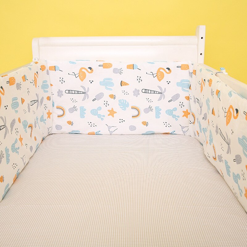 30*180Cm Baby Bed Bumpers Cartoon Katoen Ster Gedrukt Pasgeboren Wieg Bumper Sets Baby In Crib Protector Voor babykamer Decoratie: 1