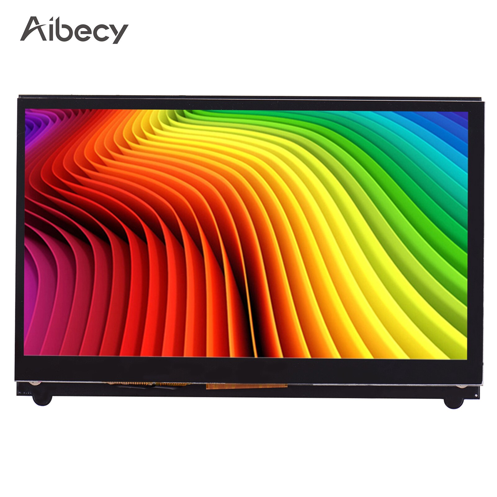 Aibecy 7 Cal HD IPS pojemnościowy ekran dotykowy wyświetlacz 1024*600 rozdzielczość mały przenośny monitor USB HD interfejs narzędzie edukacyjne